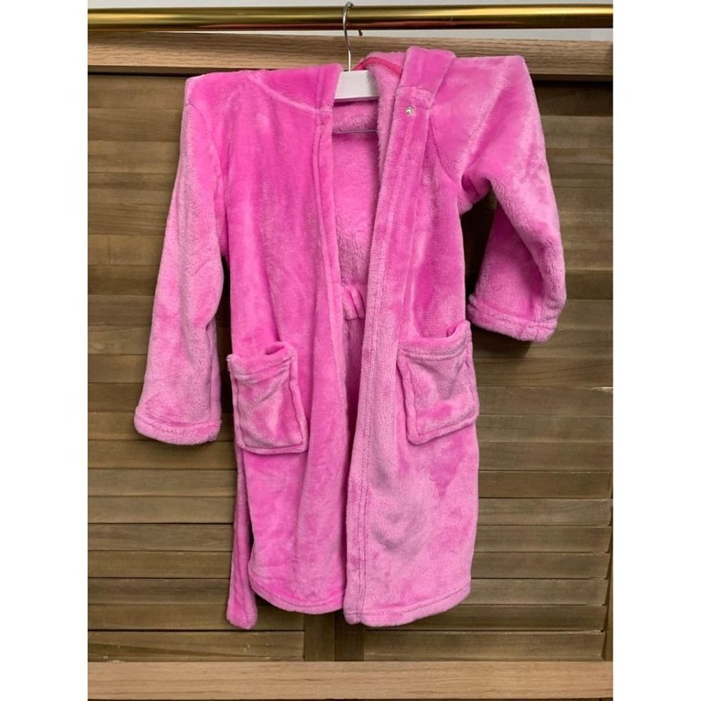 Girls Unicorn Hooded Robe Pink Small to Medium U4